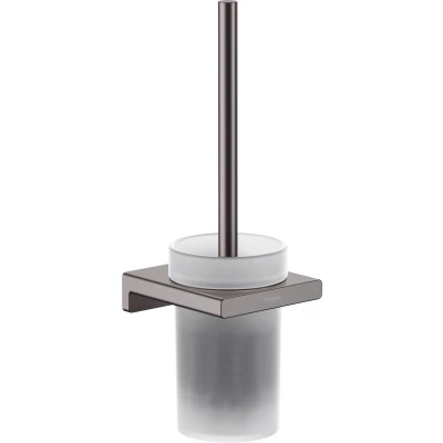 Imagen de hansgrohe AddStoris Escobillero WC de pared, cromo negro cepillado, 41752340