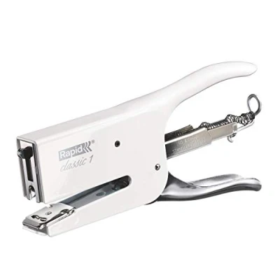 Imagen de Rapid Retro Classic K1 Grapadora (para grapas de 26/6 y 26/8+), color blanco