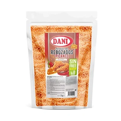 Imagen de Dani Preparado para rebozados SIN GLUTEN picante Bolsa de 3 Kg