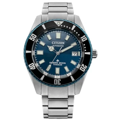 Imagen de Citizen Promaster Marine NB6026 56L Reloj automático con esfera azul para hombre, Moderno