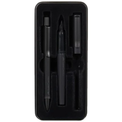Imagen de Faber Castell 140579 Hexo Set de Regalo Pluma Trazo M y Bolígrafo B Negro