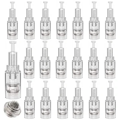 Imagen de Agujas Dermapen Microneedling 20 Pcs 36 Pin Microagulhas Agulhas De Repuesto Micro Aguja Cartucho Substituição Slot Baioneta Regular Microneedle Cartuchos Para Derma Pen