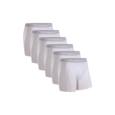 Imagen de Danish Endurance 6 PACK Classic Boxer, Hombre, Talla: Medium, White