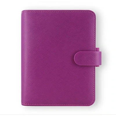 Imagen de Filofax Organizador Saffiano de bolsillo, color frambuesa