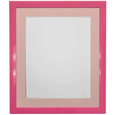 Imagen de FRAMES BY POST Marco de Fotos Rosa 0,75 Pulgadas, tamaño la Imagen 22,7 x 17,7 cm, Vidrio plástico