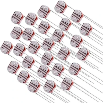 Imagen de DollaTek 100Pcs 5516 Photoresistor LDR CDS 5mm Sensor de Resistencia dependiente la luz