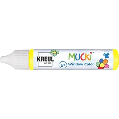 Imagen de KREUL 24403 Window Color Pen &quot;MUCKI, Amarillo, 29 ml