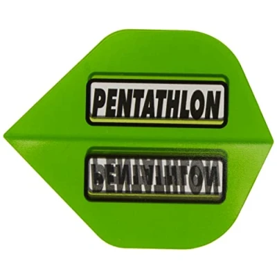 Imagen de abcdarts Pentathlon Classic Plumas para Dardos Unisex, Color Verde Lima