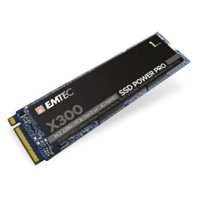 Imagen de Emtec ECSSD1TX300 Unidad de Estado sólido Interno 3.0 NVMe Serie X300 Power Pro 3D NAND (1 TB)