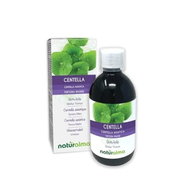 Imagen de Centella asiática (Centella asiatica) hierba Tintura Madre sin alcohol Naturalma Extracto líquido gotas 500 ml Complemento alimenticio Vegano