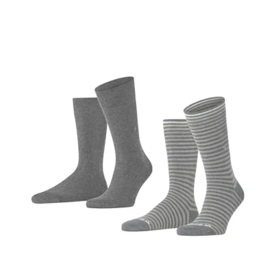 Imagen de Burlington 2ER PACK Calcetines, Hombre, Talla: 41 46, Grau