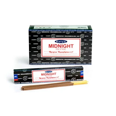 Imagen de Varillas de incienso Satya Midnight Juego 12 cajas 15 G