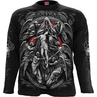 Imagen de Spiral Reaper&#039;S Door Camiseta de Manga Larga Negro L