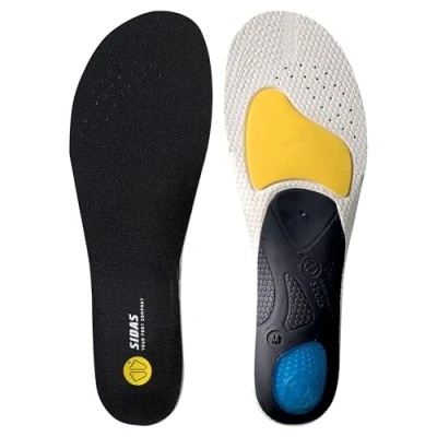 Imagen de Sidas 3D Plantillas de fútbol Mixtas, N&#039;est Pas Applicable, Unisex Adulto, Color Negro, tamaño FR : L (Taille Fabricant 42 43)
