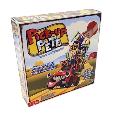 Imagen de Famogames Peter Pick Up, juego de mesa infantil habilidad manual muy divertido, con coche juguete, para jugar en familia, niños y niñas a partir 4 años edad, Famosa (PCK00002)
