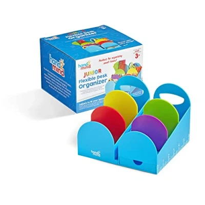 Imagen de Learning Resources organizador de escritorio flexible Junior, escritorio, mesa modular, organizador, accesorios para mesas, material profesores, cajones