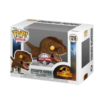 Imagen de Funko Pop! Movies: JW3 Atrociraptor (Panthera) Jurassic World 3 Figura de Vinilo Coleccionable Idea Regalo Mercancia Oficial Juguetes para Niños y Adultos Movies Fans