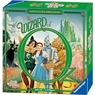 Imagen de Ravensburger The Wizard of Oz Adventure Book Juegos de Mesa Estrategia Familiar para niños y Adultos 10 años en adelante, 1 a 4 Jugadores
