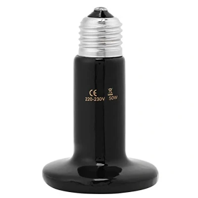 Imagen de Haofy Lámpara Cerámica Infrarroja Bombilla de Calor Reptil 220V 50W / 75W 100W 150W (50W)