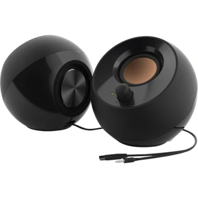 Imagen de Altavoces para PC Creative Pebble, 4.4 W, USB, 86 dB, Diseño Minimalista, 2.0 Canales, Negro