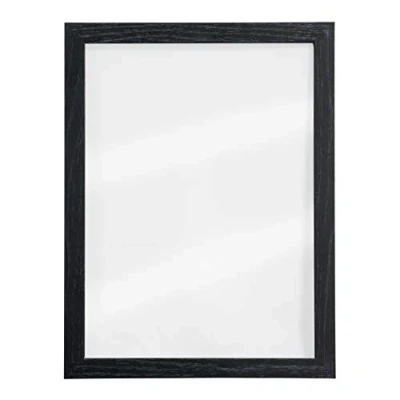 Imagen de Securit Pizarra de pared transparente 30 x 40 cm con marco negro 2 rotuladores tiza líquida y blanco