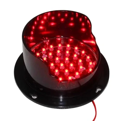Imagen de Mini Semaforo Led, Lámpara Monocromática para Pared, Luz de Advertencia Indicadora Impermeable, Verde/Rojo/Amarillo, Intersecciones, Carreteras, Cabinas Peaje, Curvas, Puentes ( Color : Red ,