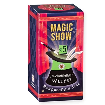 Imagen de TRENDHAUS 957856 Magic Show nº 5 [Cubo Aparecido], Trucos de Magia sorprendentes para niños a Partir 6 años, Incluye Videos en línea, Multicolor, Trick nr.5