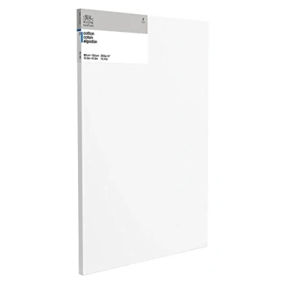 Imagen de Winsor &amp; Newton Lienzo de algodón, Blanco, 80 x 120 45 cm