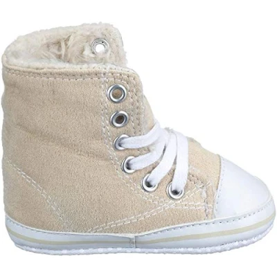 Imagen de Playshoes Primeros Zapatos Forrado, Zapatillas Casual Unisex niños, Beige (Beige 6), 18 EU
