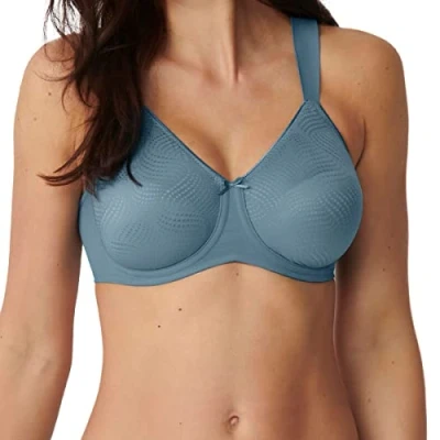 Imagen de Triumph Essential Minimizer W X, Sujetador reductor Mujer, Azul (Provincial), 85C