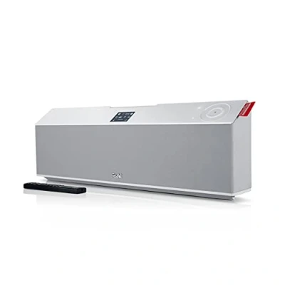 Imagen de Teufel MUSICSTATION radio por Internet, altavoz Bluetooth, digital DAB+ y FM, streaming de música, sonido alta fidelidad, despertador, WiFi, reflejo graves, color blanco