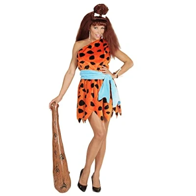 Imagen de WIDMANN MILANO PARTY FASHION Disfraz mujer Edad de Piedra, vestido, selva, neandertal, disfraz, carnaval