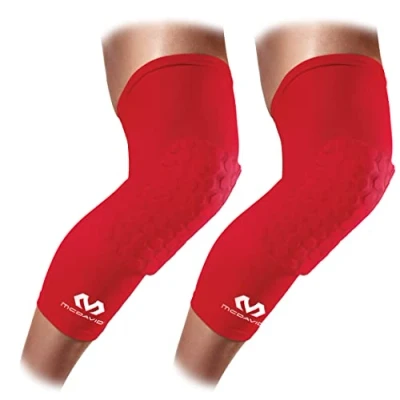 Imagen de Mc David 6446R Media de compresión Hexpad Unisex adulto Rodilleras deportivas Previene lesiones impacto Muy Elásticas Deportes Indoor (644R)