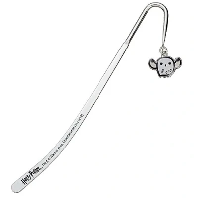 Imagen de HARRY POTTER Marcapáginas con búho Hedwig Chibi Charm Colgante 14 cm bañado en Plata, HPBM087