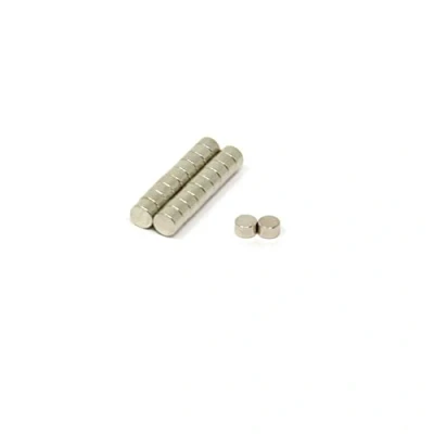 Imagen de first4magnets F640 25 Imanes de neodimio N42 5 mm diámetro x 3 Grosor, 0,76 kg (25 Unidades), Metal, Plata