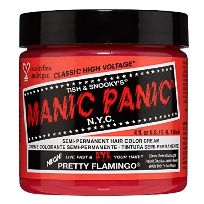 Imagen de Manic Panic Pretty Flamingo Classic Creme, Vegan, Cruelty Free, Pink Semi Permanent Hair Dye 118ml
