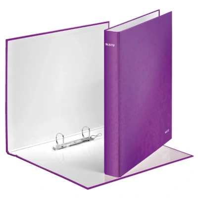 Imagen de Leitz WOW Carpeta de anillas plastificada, A4, Violeta, 1 unidad