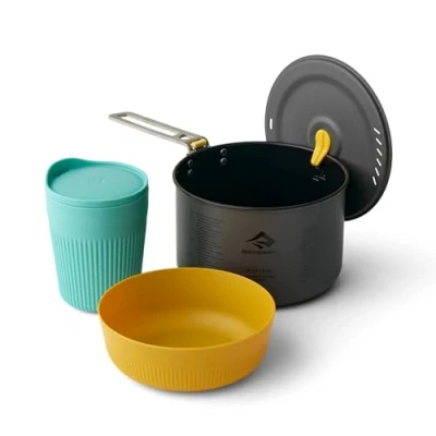 Imagen de Sea to Summit Frontier UL One Pot Cook Set [1P] [3 Piece] 2L w/ M Bowl and Ins Mug Juegos de cocina
