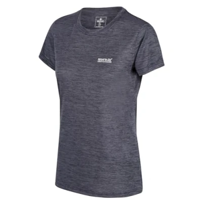 Imagen de Regatta Fingal V Camiseta De Deporte Manga Corta Y Tejido Secado Rápido con Estampado Gráfico T Shirts/Polos/Vests, Mujer, Onyx Grey, 24