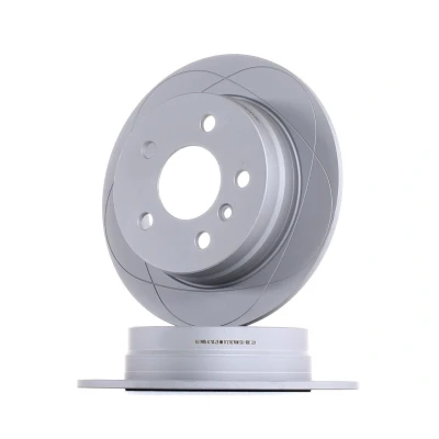 Imagen de ATE PowerDisc 24.0308 0113.1 Disco de freno 258,0 8,0 5 112,0 macizo revestido con tornillos MERCEDES BENZ: Clase B, A