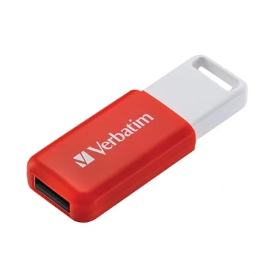 Imagen de Verbatim DataBar Memoria USB compacta con de 16 GB y portátil 2.0, Color Rojo, Ideal para Ordenador portátil, PC