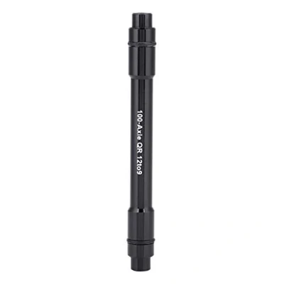 Imagen de Yosoo Health Gear Adaptador de Eje pasante liberación rápida, pincho Bicicleta, Delantero 12 mm a 9 mm(Negro)