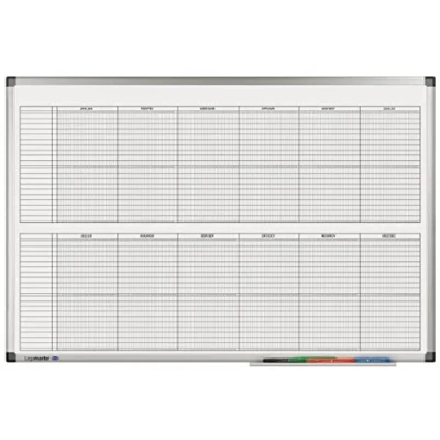 Imagen de Legamaster 7 414000 magnético Proyecto planificador Premium para, objetos de hasta 20 personas, 90 x 60 cm