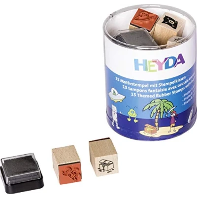 Imagen de Heyda 204888486 Caja de sellos (diseño piratas y espaciales)
