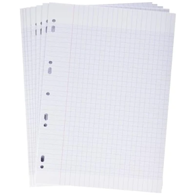 Imagen de Clairefontaine A4 Seyes Rayado con perforación doble hoja color blanco (unidades de 150 hojas)