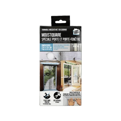 Imagen de Mosquitera CMP Paris Mosquitera, 220x120, Para puertas, Poliéster, Negro