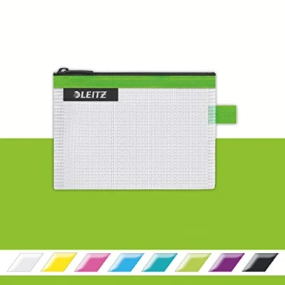 Imagen de Leitz WOW Funda de viaje, Impermeable, Translúcida, Organización y Almacenamiento Visibles, Pequeña (A6) Verde