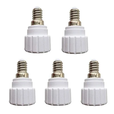 Imagen de zrui cian 5 unidades E14 a GU10 para bombilla adaptador lámparas LED