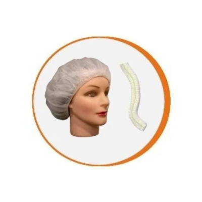 Imagen de Gorro desechable plegado en acordeon. Blanco. Caja 1000 uds