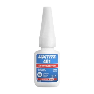 Imagen de LOCTITE 401 195905 Pegamento para goma Botella, Tubo 5 transparente, incoloro 3 10 sec.